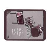 Naughty of Nice Holiday Magnet Magneet (Horizontaal)
