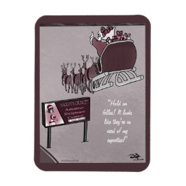 Naughty of Nice Holiday Magnet Magneet