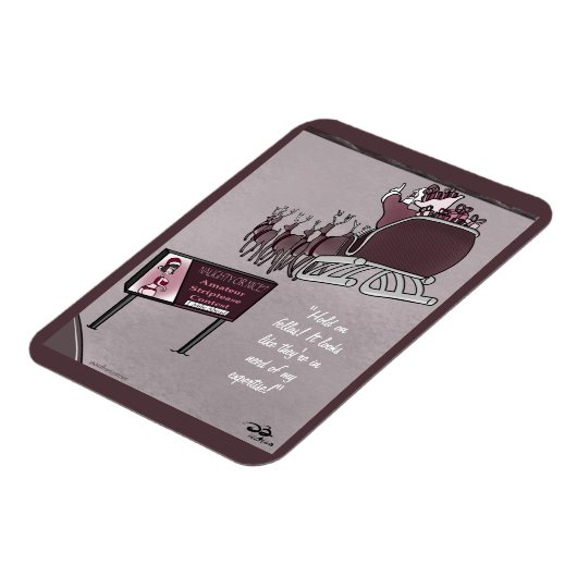 Naughty of Nice Holiday Magnet Magneet (Linkerzijde)