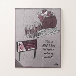 Naughty of Nice Holiday Oversize Jigzaag Puzzle Legpuzzel