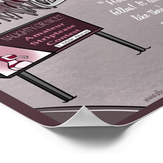 Naughty of Nice Holiday Poster (Hoek)