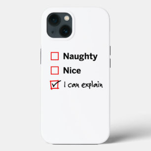 Naughty of Nice - Ik kan het uitleggen Case-Mate iPhone Case