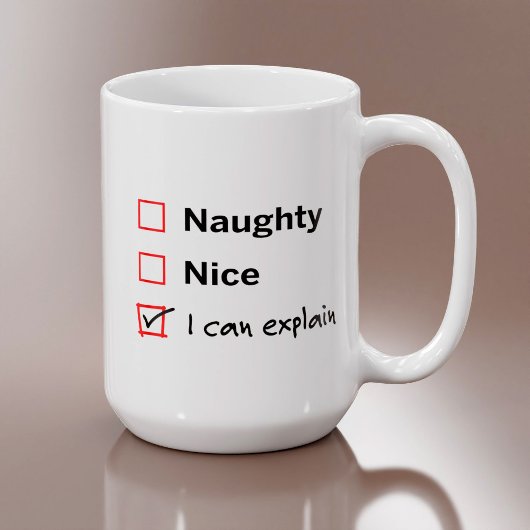 Naughty of Nice - Ik kan het uitleggen Koffiemok