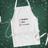 Naughty of Nice - Ik kan het uitleggen Standaard Schort
