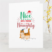 Naughty of Nice Kaart (Gele Bloem)