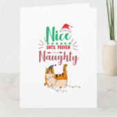 Naughty of Nice Kaart (Voorkant)