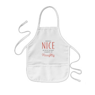 Naughty of Nice kerstkoekjes bakken Kinder Schort