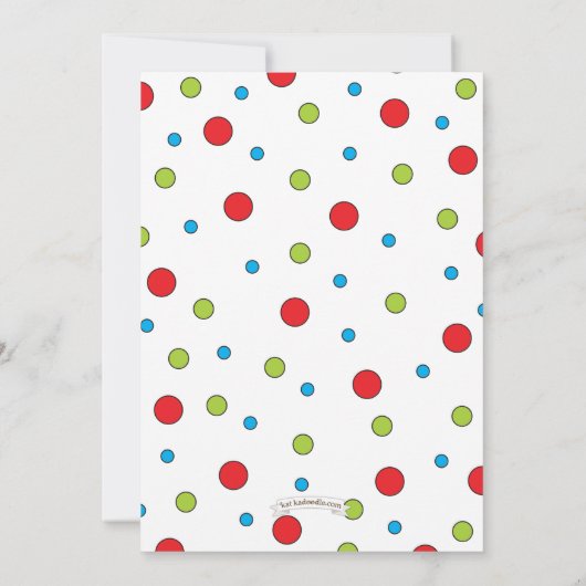 Naughty of Nice Magic Elf Holiday Party Invitation Kaart (Achterkant)