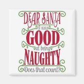 ***NAUGHTY OF NICE *** MAGNET (Voorkant)