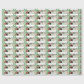 Naughty- of Nice-pakpapier Cadeaupapier (Vlak)