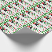 Naughty- of Nice-pakpapier Cadeaupapier (Hoek)