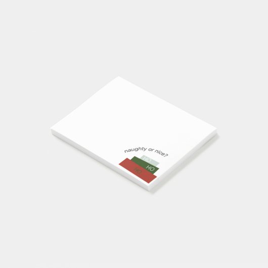 Naughty of Nice Post-it® notes (Schuin)