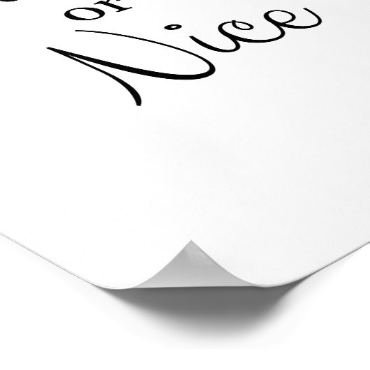 Naughty of Nice Poster (Hoek)