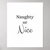 Naughty of Nice Poster (Voorkant)