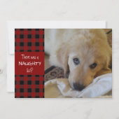 Naughty of Nice Red Pset PRETTIGE FEESTDAGEN Feestdagenkaart (Voorkant)