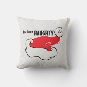 Naughty of Nice Santa Hat Kussen