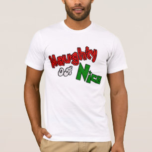 Naughty of Nice? Shirt mannen