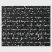 NAUGHTY- OF NICE-tekst in Snowflakes die papier ov (Vlak)