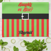 Naughty of Nice Theedoek (Gevouwen)