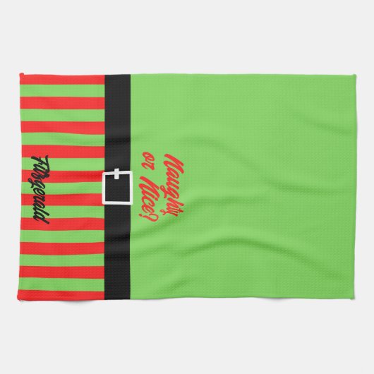 Naughty of Nice Theedoek (Horizontaal)