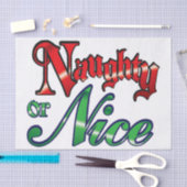 Naughty of Nice Tissuepapier (Craft)