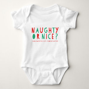 Naughty of Nice Vakantievakgoed voor feestdagen Romper