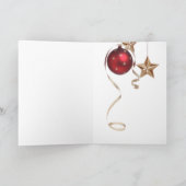 Naughty- of prettige kerstkaarten feestdagen kaart (Binnen)