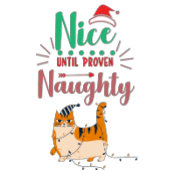 Naughty or Nice Feestdagenkaart