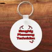Naughty Pharmacy Technician Sleutelhanger (Voorkant)
