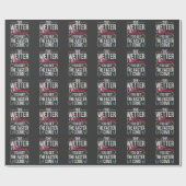 Naughty Plumber Husband and Father Plumbing Quote Cadeaupapier (Vlak)