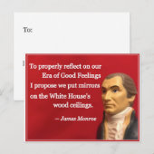 Naughty Presidential Valentine: Good Feelings Feestdagenkaart (Voorkant / Achterkant)