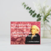 Naughty Presidential Valentine: Jackson's Cane Feestdagenkaart (Staand voorkant)