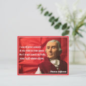 Naughty Presidential Valentine: Never Opmerking Feestdagenkaart (Staand voorkant)