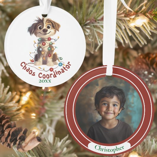 Naughty Puppy Chaos Coördinator Ornament