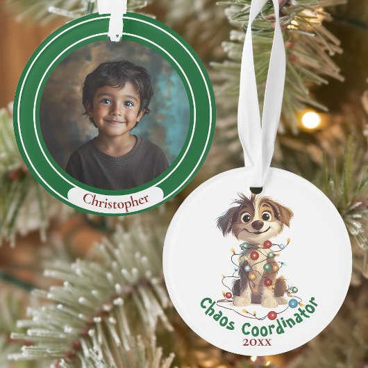 Naughty Puppy Chaos Coördinator Ornament