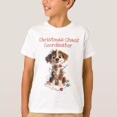Naughty Puppy Christmas Chaos Coördinator T-shirt (Voorkant)