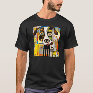 Naughty puppy. raar hond t-shirt