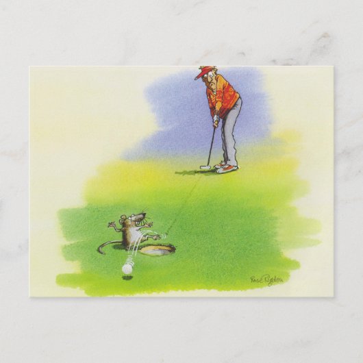 Naughty rat briefkaart (Voorkant)