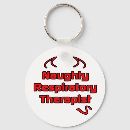 Naughty Respiratory Therapist Sleutelhanger (Voorkant)
