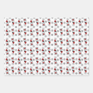 Naughty Rockhound, Geoloog, kerstcadeautje Inpakpapier Vel