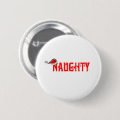 Naughty Ronde Button 5,7 Cm (Voorkant /achterkant)