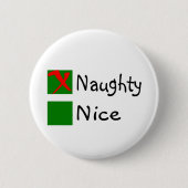 Naughty Ronde Button 5,7 Cm (Voorkant)
