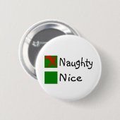 Naughty Ronde Button 5,7 Cm (Voorkant /achterkant)