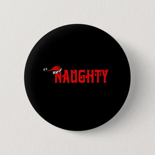 Naughty Ronde Button 5,7 Cm (Voorkant)