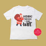 Naughty Santa Christmas Funny Quote Sweatshirt<br><div class="desc">Stoute Kerstman Bad Santa cadeau Funny Santa shirten</div>