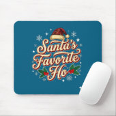 Naughty Santa Favorite Ho Funny Christmas Holiday  Muismat (Met muis)
