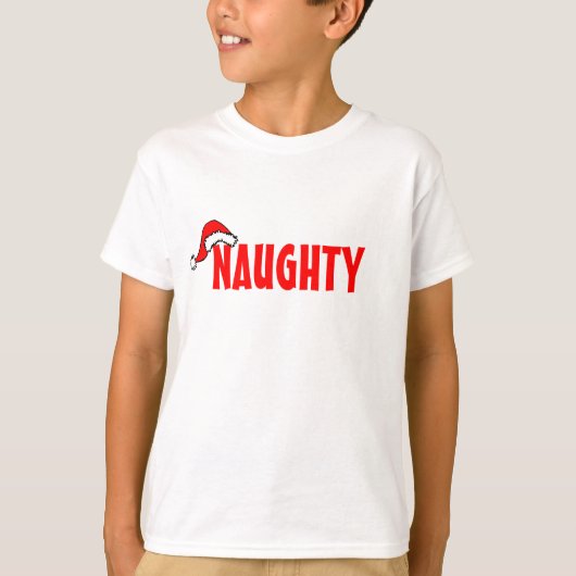 naughty santa t-shirt (Voorkant)