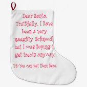 Naughty Schnole Grote Kerstsok (Voorkant)