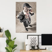 "Naughty Schoolboy" van Andrew Gettler Poster (Thuiskantoor)