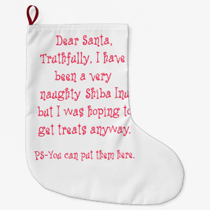 Naughty Shiba Inu Grote Kerstsok